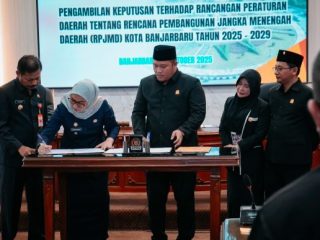 Wali Kota Banjarbaru Hj. Erna Lisa Halaby Tegaskan Arah Baru Pembangunan Melalui RPJMD 2025–2029