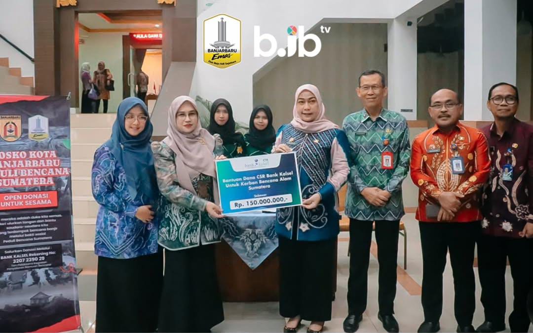 Pemkot Banjarbaru Terima Dana CSR Bank Kalsel untuk Momentum 5 Rajab dan Korban Bencana Sumatera