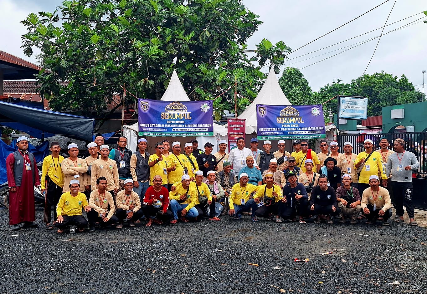 Dapur Umum Nurusaadah Al-Masykuriah & Al Musdah Tabarrok Siapkan 15.000 Nasi Bungkus untuk Jamaah Haul