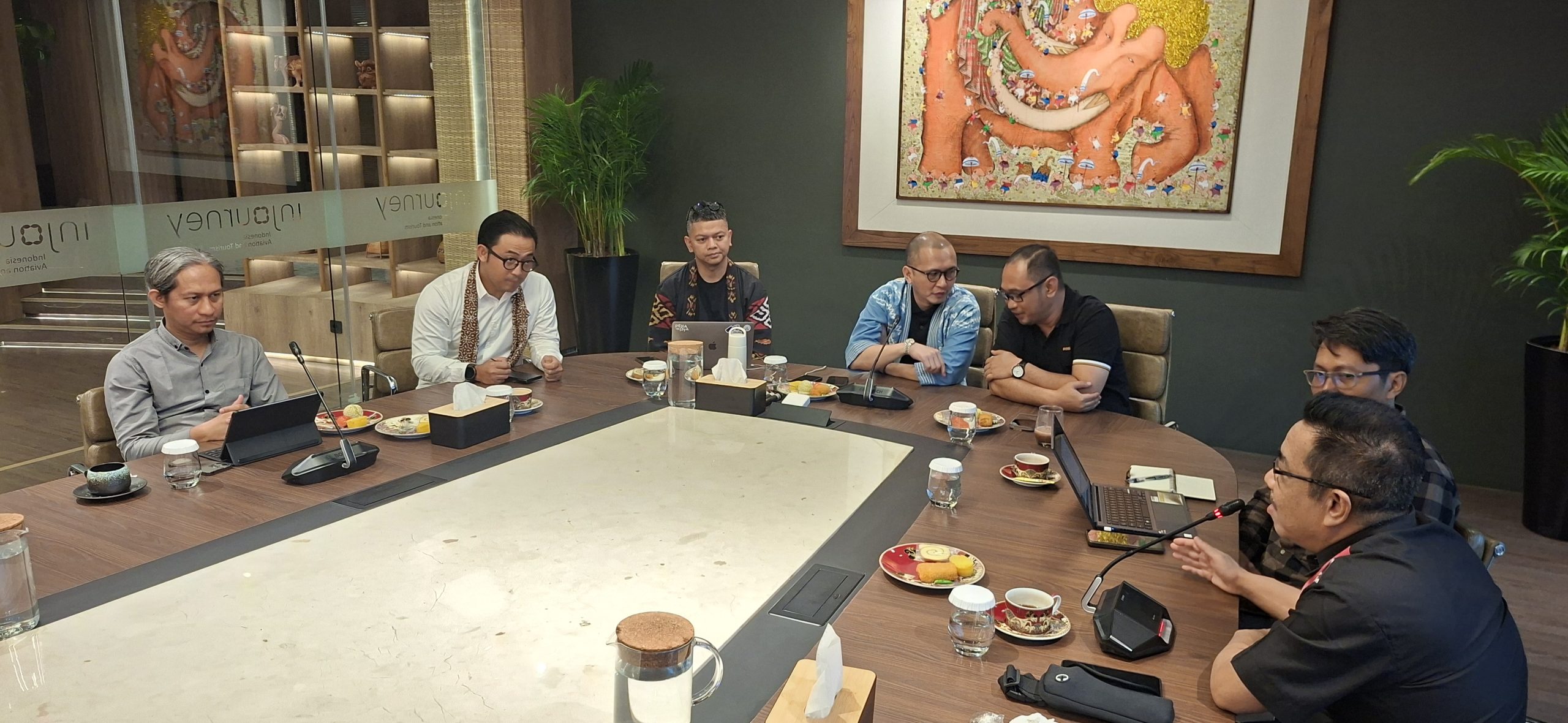 Menuju Kota Kreatif Nasional, Ketua Umum KEK Banjarbaru Riandy Hidayat Perkuat Kolaborasi dengan ICCN