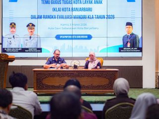 Wali Kota Hj. Erna Lisa Halaby Perkuat Komitmen Banjarbaru Menuju Kota Layak Anak, Gugus Tugas Diminta Percepat Pengumpulan Data Evaluasi 2026