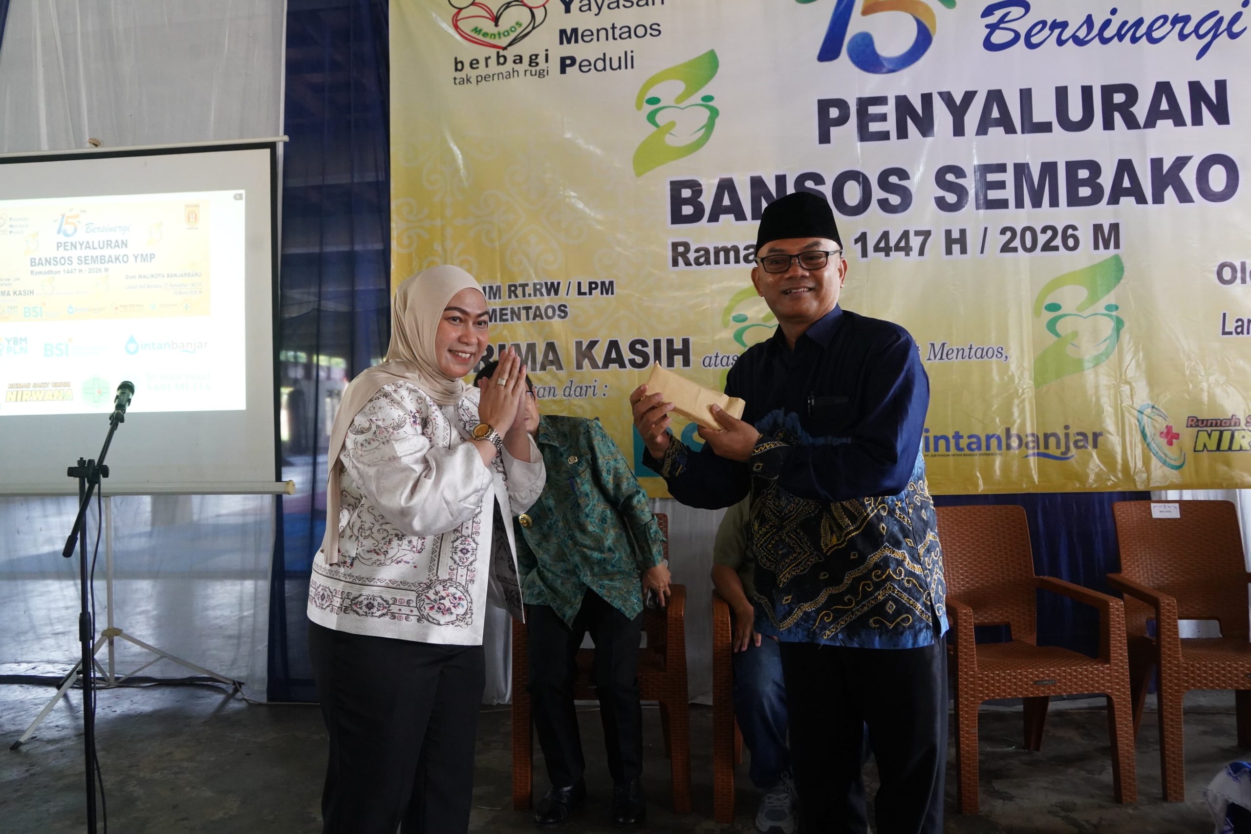 Wali Kota Hj. Erna Lisa Halaby: Pemerintah Tak Bisa Sendiri, Yayasan Mentaos Peduli Jangkau 298 Warga