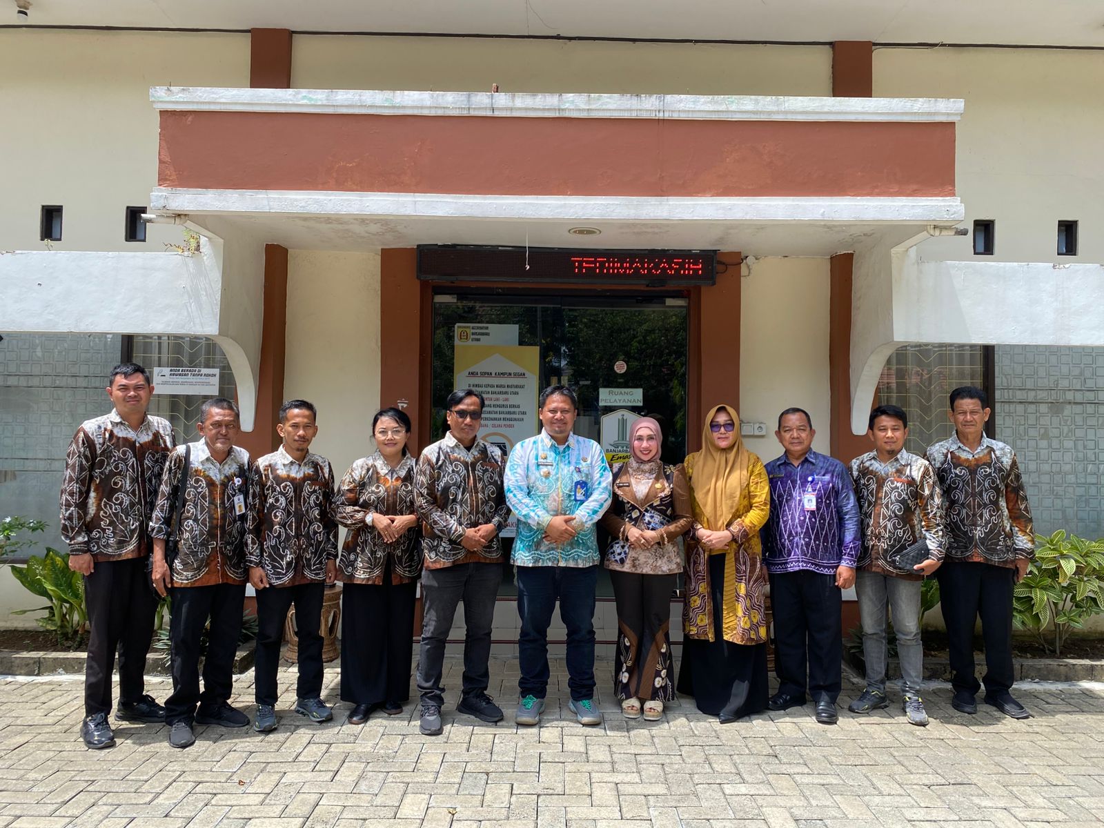 Banjarbaru Utara Jadi Rujukan, Kecamatan Pulau Laut Pelajari Inovasi Pelayanan dan Siaga Bencana