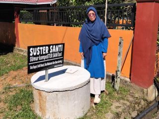 Kadis LH Shanty Tinjau SUSTER SANTI, Gerakan Warga Syamsudin Noor Kurangi Sampah dari Hulu