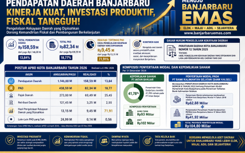 Dividen Daerah Menguat, Banjarbaru Menjaga Arah Fiskal di Tengah Tekanan APBD
