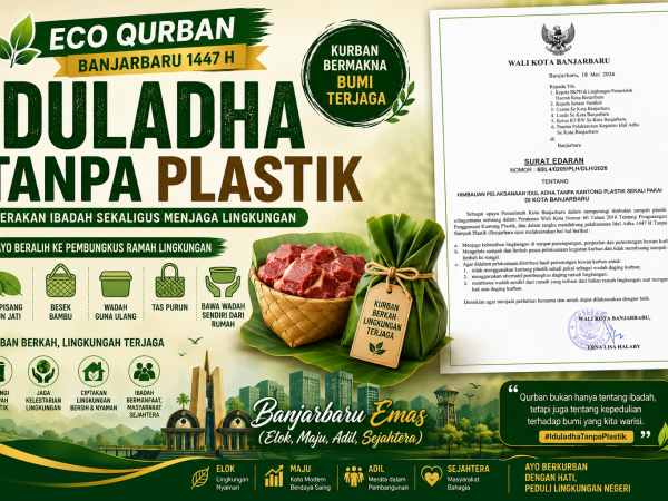 ECO Qurban Banjarbaru 1447 H: Iduladha Tanpa Plastik, Ibadah Sekaligus Menjaga Lingkungan
