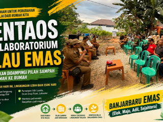 Mentaos Jadi Laboratorium KILAU EMAS, Warga Akan Didampingi Pilah Sampah dari Rumah ke Rumah