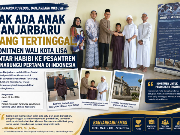 Tak Ada Anak Banjarbaru yang Tertinggal, Komitmen Wali Kota Lisa Antar Habibi ke Pesantren Tunarungu Pertama di Indonesia