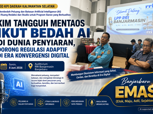 KIM Tangguh Mentaos Ikut Bedah AI di Dunia Penyiaran, Dorong Regulasi Adaptif di Era Konvergensi Digital