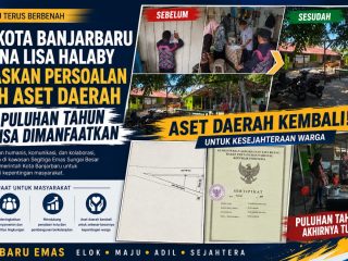 Wali Kota Banjarbaru Hj. Erna Lisa Halaby Tuntaskan Persoalan Tanah Aset Daerah yang Puluhan Tahun Tak Bisa Dimanfaatkan