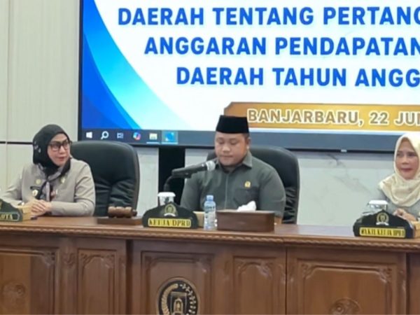 DPRD Banjarbaru Gelar Paripurna Penyampaian Raperda Pertanggungjawaban APBD 2025
