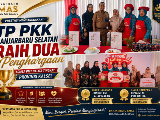 TP PKK Banjarbaru Selatan Raih Dua Penghargaan Lomba PMT Balita Tingkat Provinsi Kalsel