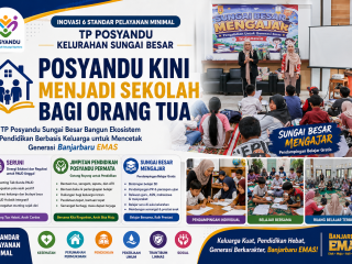 INOVASI 6 STANDAR PELAYANAN MINIMAL TP POSYANDU KELURAHAN SUNGAI BESAR