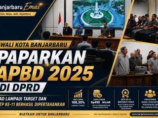 Wali Kota Banjarbaru Paparkan APBD 2025 di DPRD, PAD Lampaui Target dan WTP ke-11 Berhasil Dipertahankan
