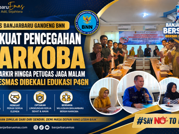 Dinkes Banjarbaru Gandeng BNN Perkuat Pencegahan Narkoba, Juru Parkir hingga Petugas Jaga Malam Puskesmas Dibekali Edukasi P4GN