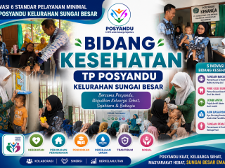 INOVASI 6 STANDAR PELAYANAN MINIMAL TP POSYANDU KELURAHAN SUNGAI BESAR