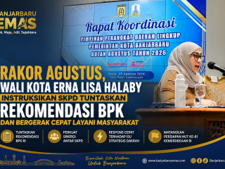 Rakor Agustus, Wali Kota Erna Lisa Halaby Instruksikan SKPD Tuntaskan Rekomendasi BPK dan Bergerak Cepat Layani Masyarakat