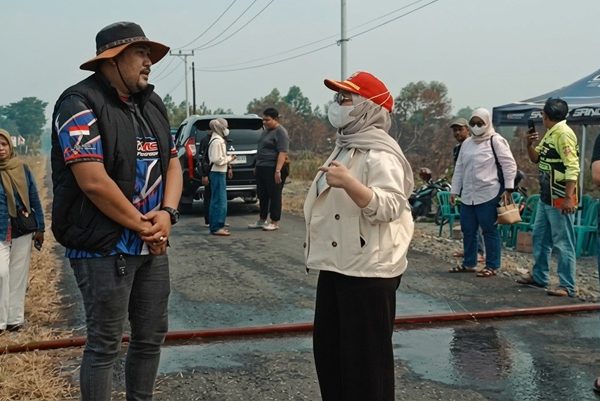 Sambangi Relawan Pemadaman Karhutla  di Laura, Wali Kota Bantu Dana Operasional