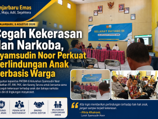 Cegah Kekerasan dan Narkoba, Syamsudin Noor Perkuat Perlindungan Anak Berbasis Warga