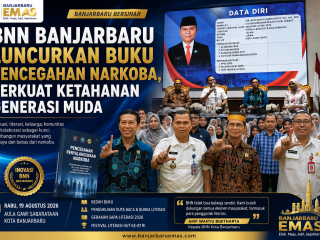BNN Banjarbaru Luncurkan Buku Pencegahan Narkoba, Perkuat Ketahanan Generasi Muda