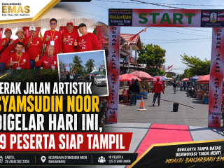 Gerak Jalan Artistik Syamsudin Noor Digelar Hari Ini, 19 Peserta Siap Tampil