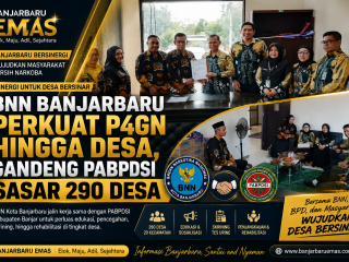 BNN Banjarbaru Perkuat P4GN hingga Desa, Gandeng PABPDSI Sasar 290 Desa