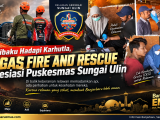Berjibaku Hadapi Karhutla, REGAS Fire and Rescue Apresiasi Puskesmas Sungai Ulin