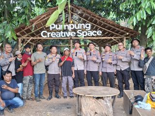 SERDIK SPPK Polri Tertarik Konsep Pumpung Creative Space, Ruang Kreatif Alternatif Mitigasi Karhutla