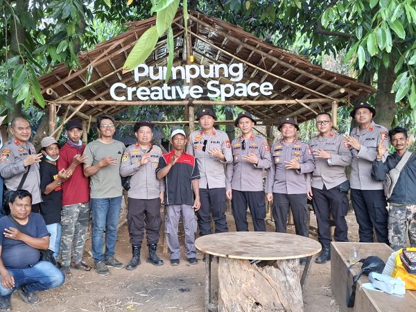 SERDIK SPPK Polri Tertarik Konsep Pumpung Creative Space, Ruang Kreatif Alternatif Mitigasi Karhutla