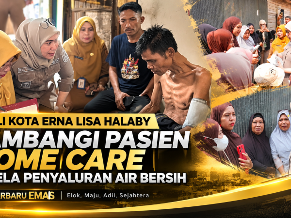 Wali Kota Erna Lisa Halaby Sambangi Pasien Home Care di Sela Penyaluran Air Bersih