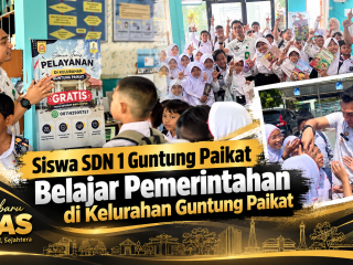 Siswa SDN 1 Guntung Paikat Belajar Pemerintahan di Kelurahan Guntung Paikat