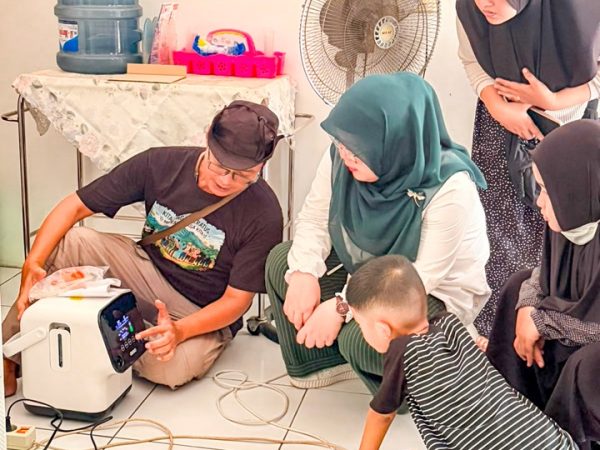 Rumah Aman Asap Hadir di Puskesmas Pembantu Kelurahan Landasan Ulin Selatan