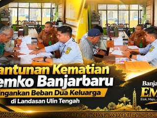 Santunan Kematian Pemko Banjarbaru Ringankan Beban Dua Keluarga di Landasan Ulin Tengah