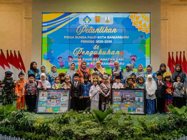 Pokja Bunda PAUD Kota Banjarbaru Dilantik Wali Kota, Ini Pesan kepada Pengurus