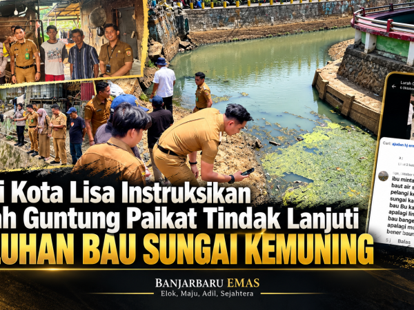 Wali Kota Lisa Instruksikan Lurah Guntung Paikat Tindak Lanjuti Keluhan Bau Sungai Kemuning
